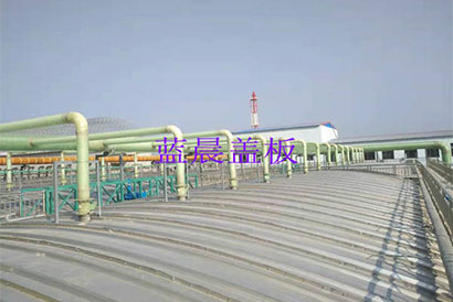 山西臨汾某焦化有限公司汙水池不鏽鋼蓋板加蓋除臭工程案例