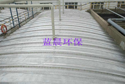 江蘇徐州某（mǒu）化工有限（xiàn）公司汙水池不鏽鋼蓋板加蓋除臭工程