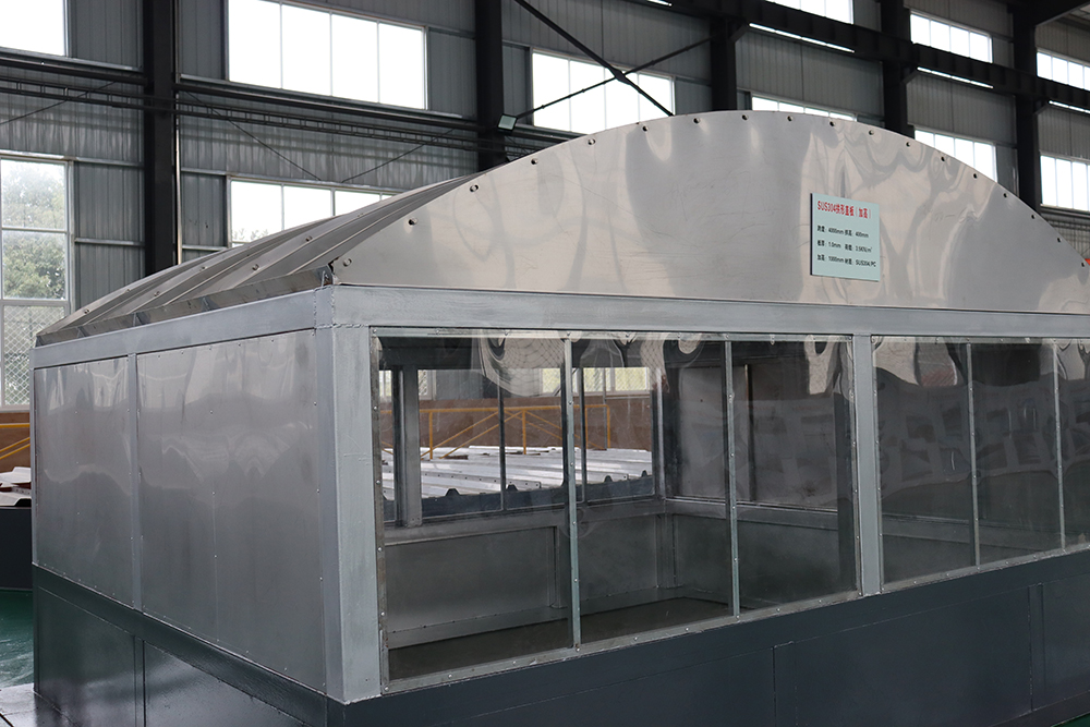 不鏽鋼拱形蓋板在汙水池加蓋除臭中的使用性能