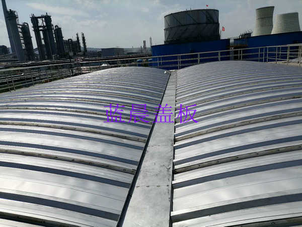 汙水池加蓋-不鏽鋼拱形蓋板